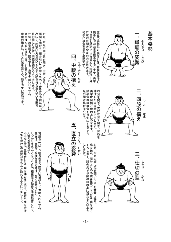 相撲基本動作 日本相撲協会公式サイト