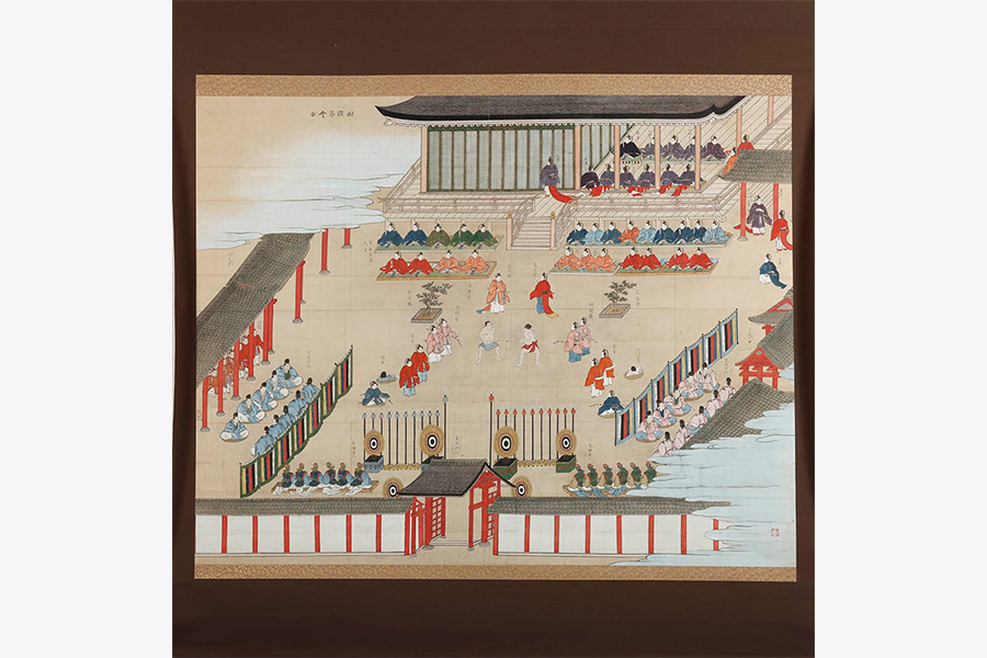 相撲節絵図 佐藤峯夕模写 1813年（文化10）